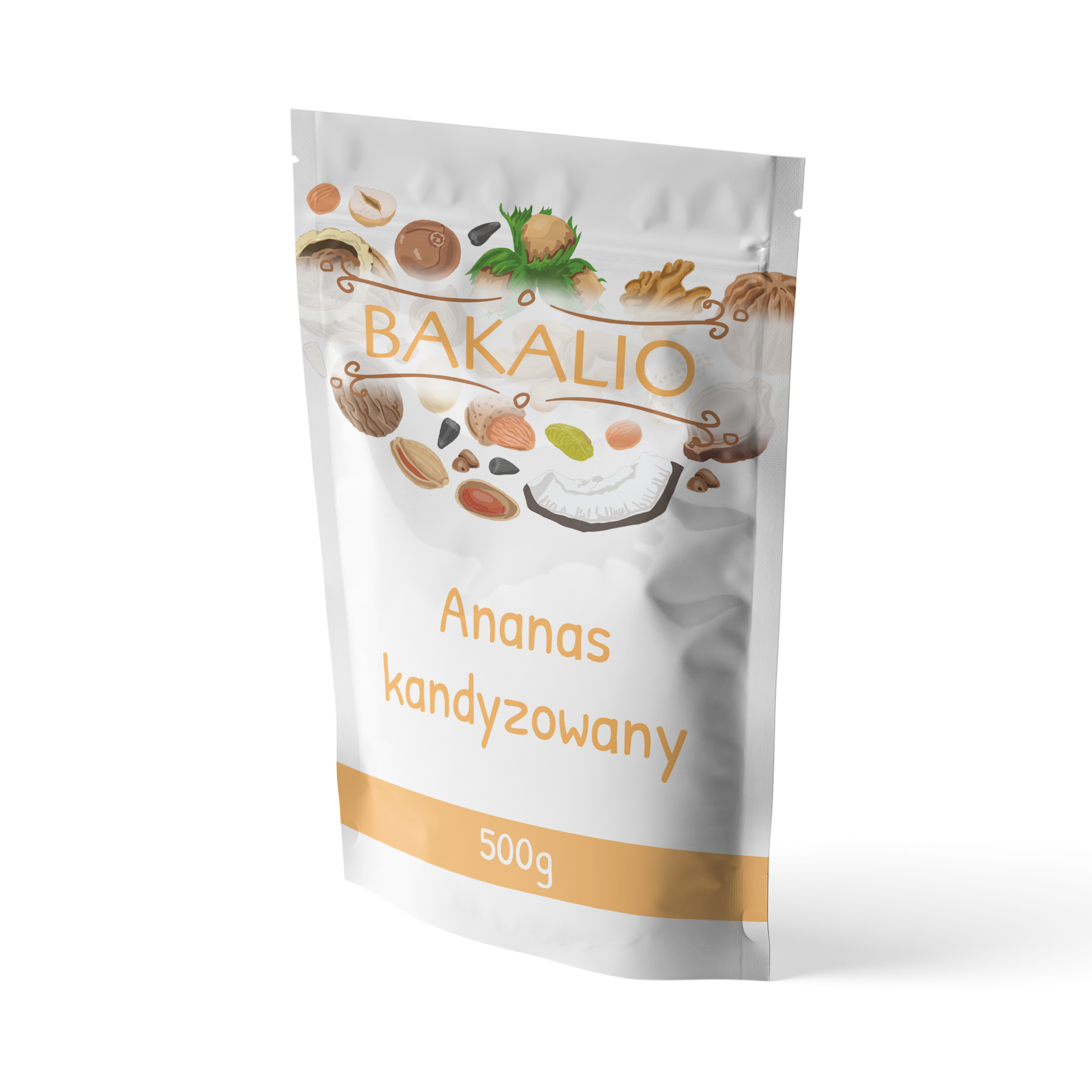 ananas kandyzowany 500g